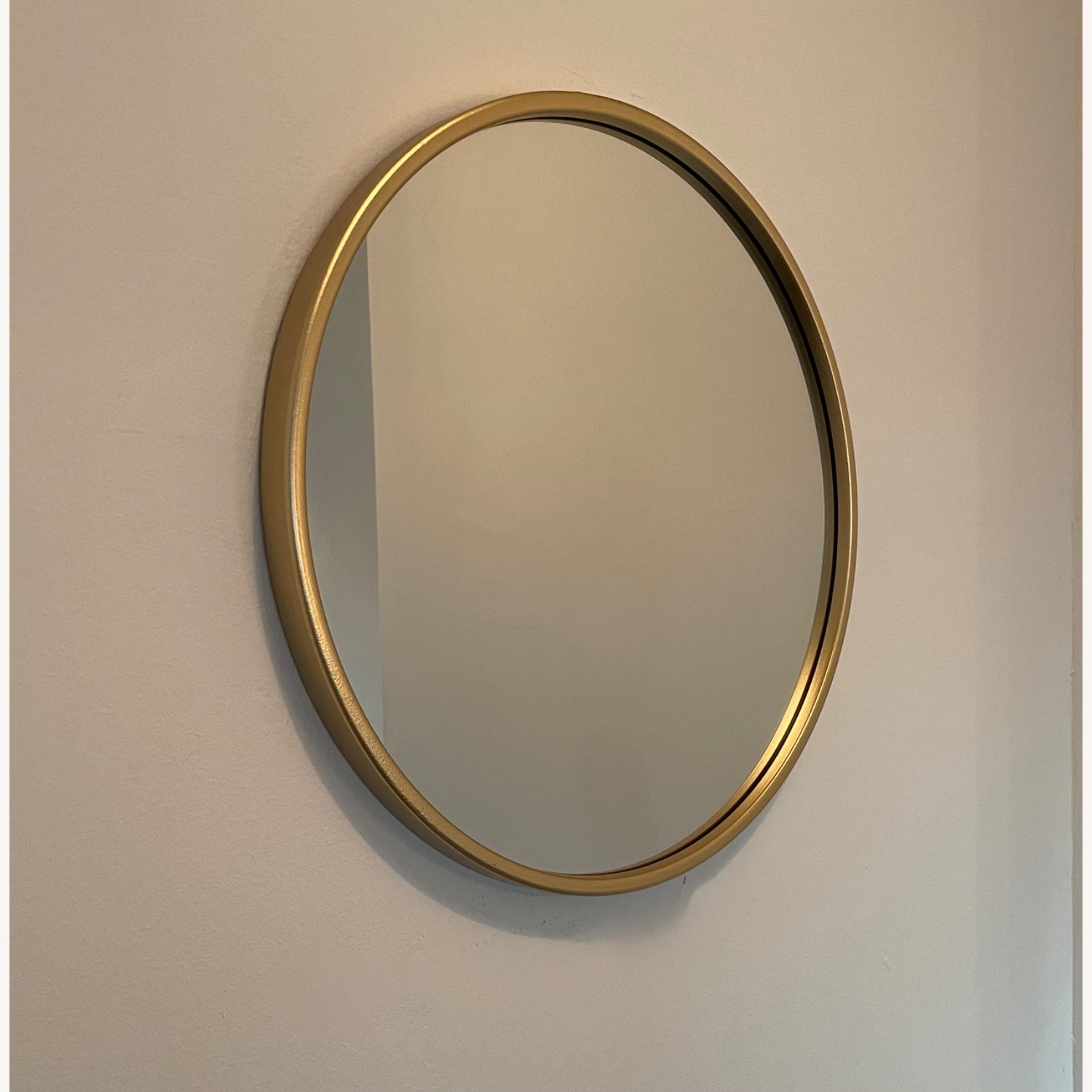 Brass Round Mirrror - image-1