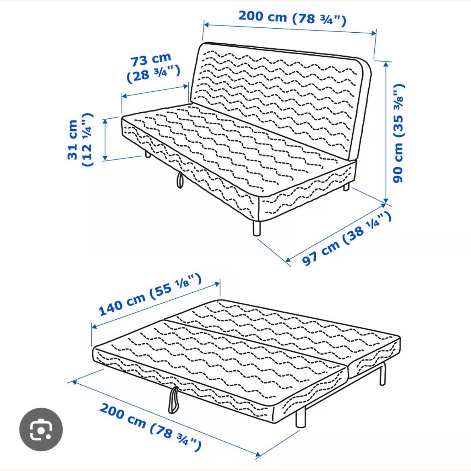 IKEA NYHAMN Sofa - image-3
