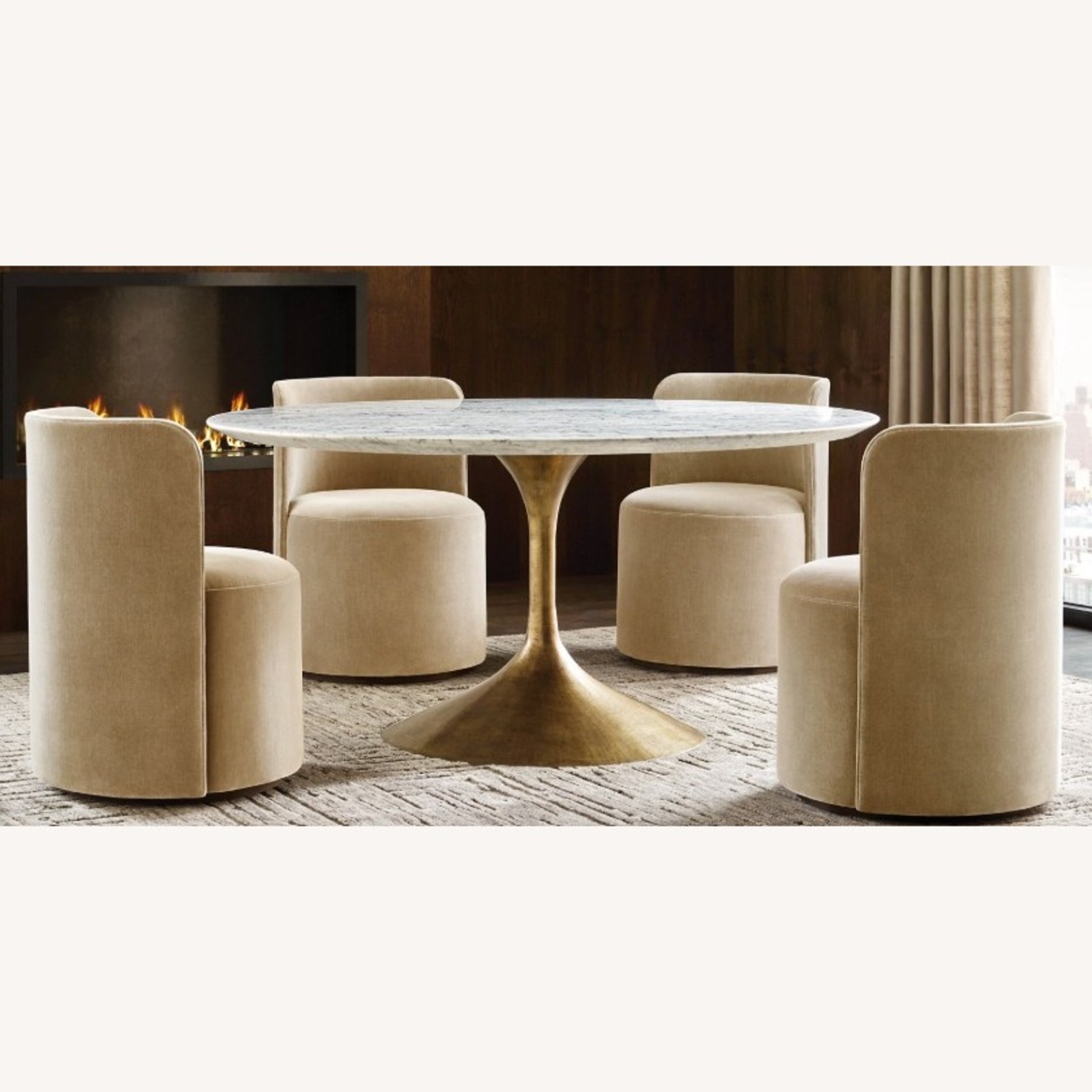 Aero Stone Round Dining Table - image-1