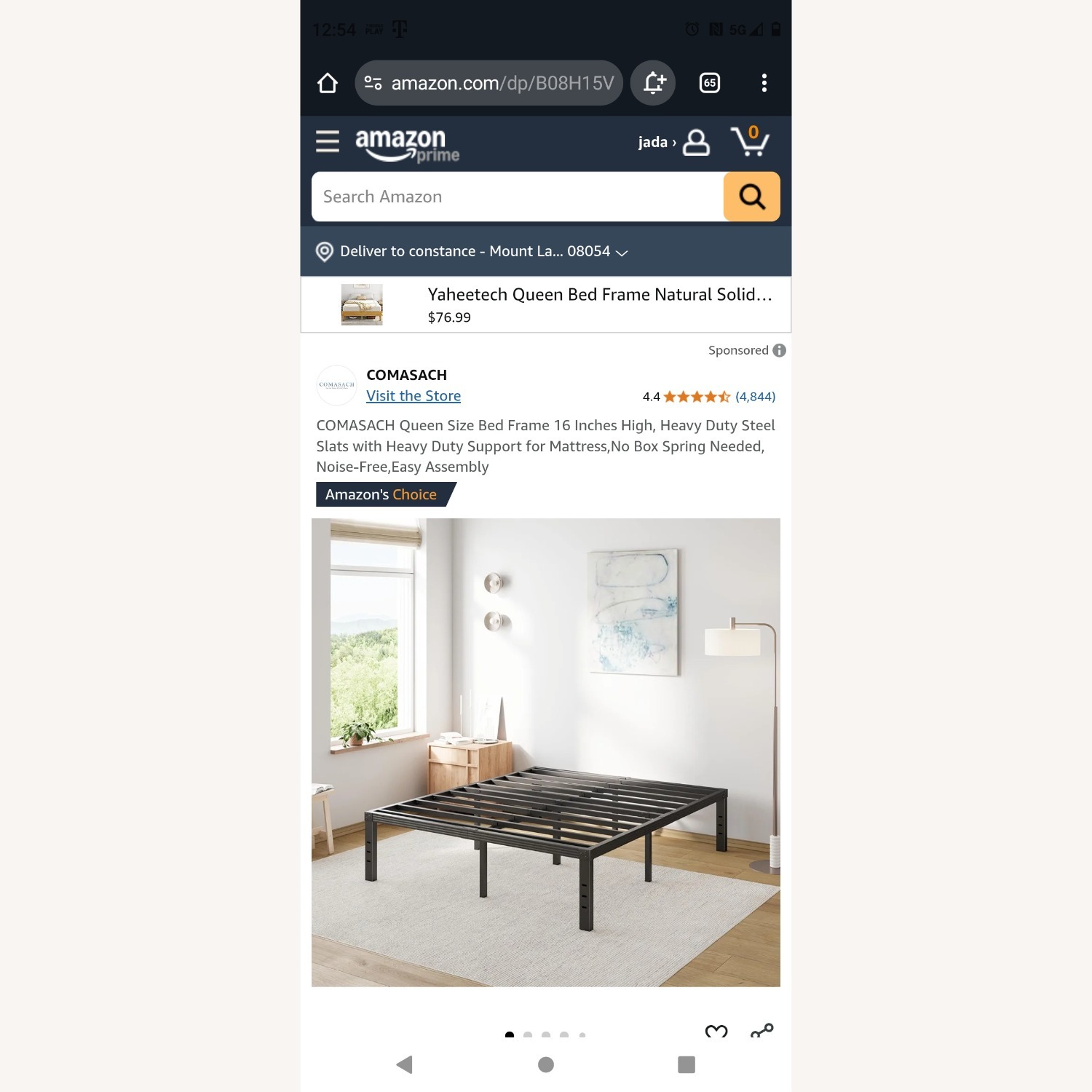 Comasach Queen Metal Black - image-2