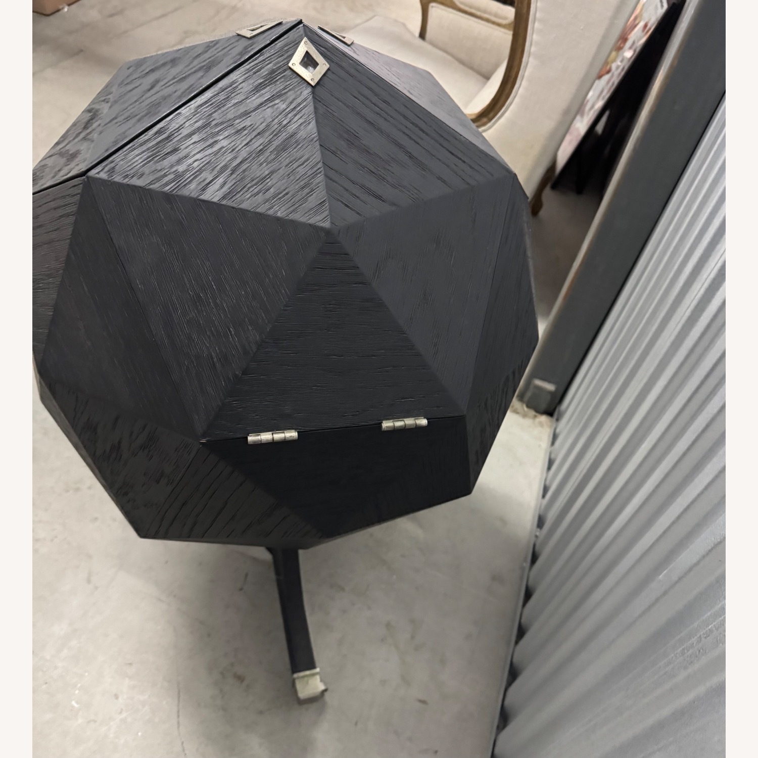 Restoration Hardware Polyhedron Bar Cart - image-2