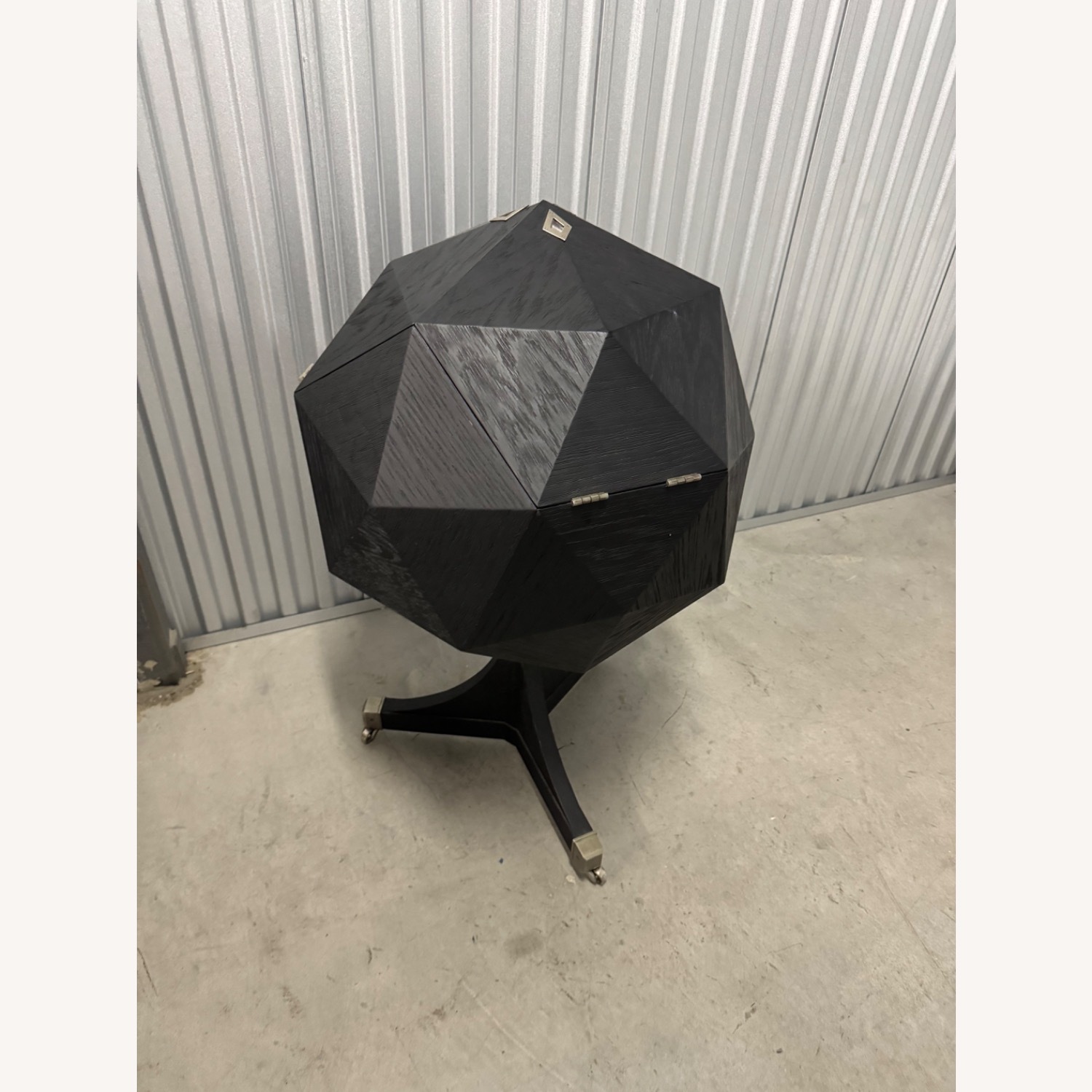 Restoration Hardware Polyhedron Bar Cart - image-4