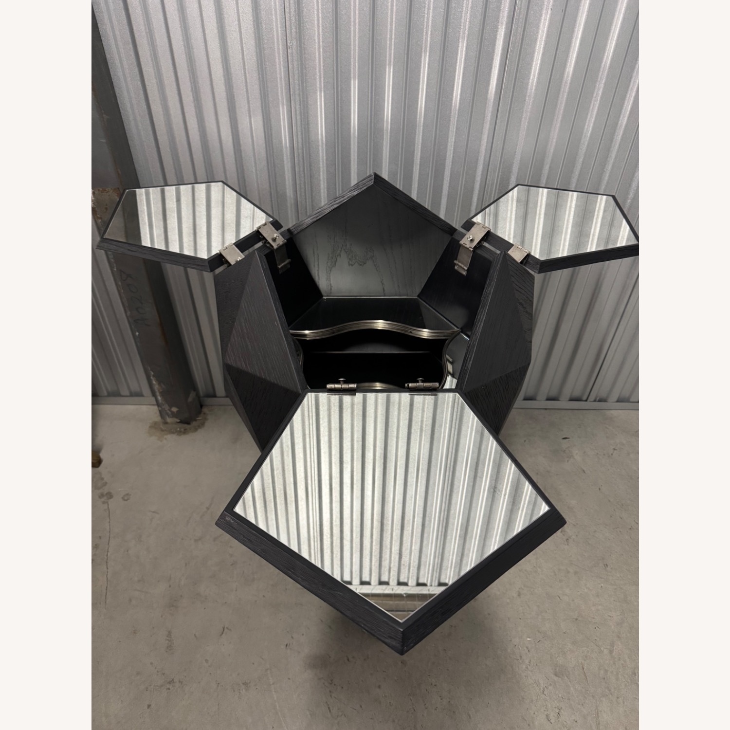 Restoration Hardware Polyhedron Bar Cart - image-7