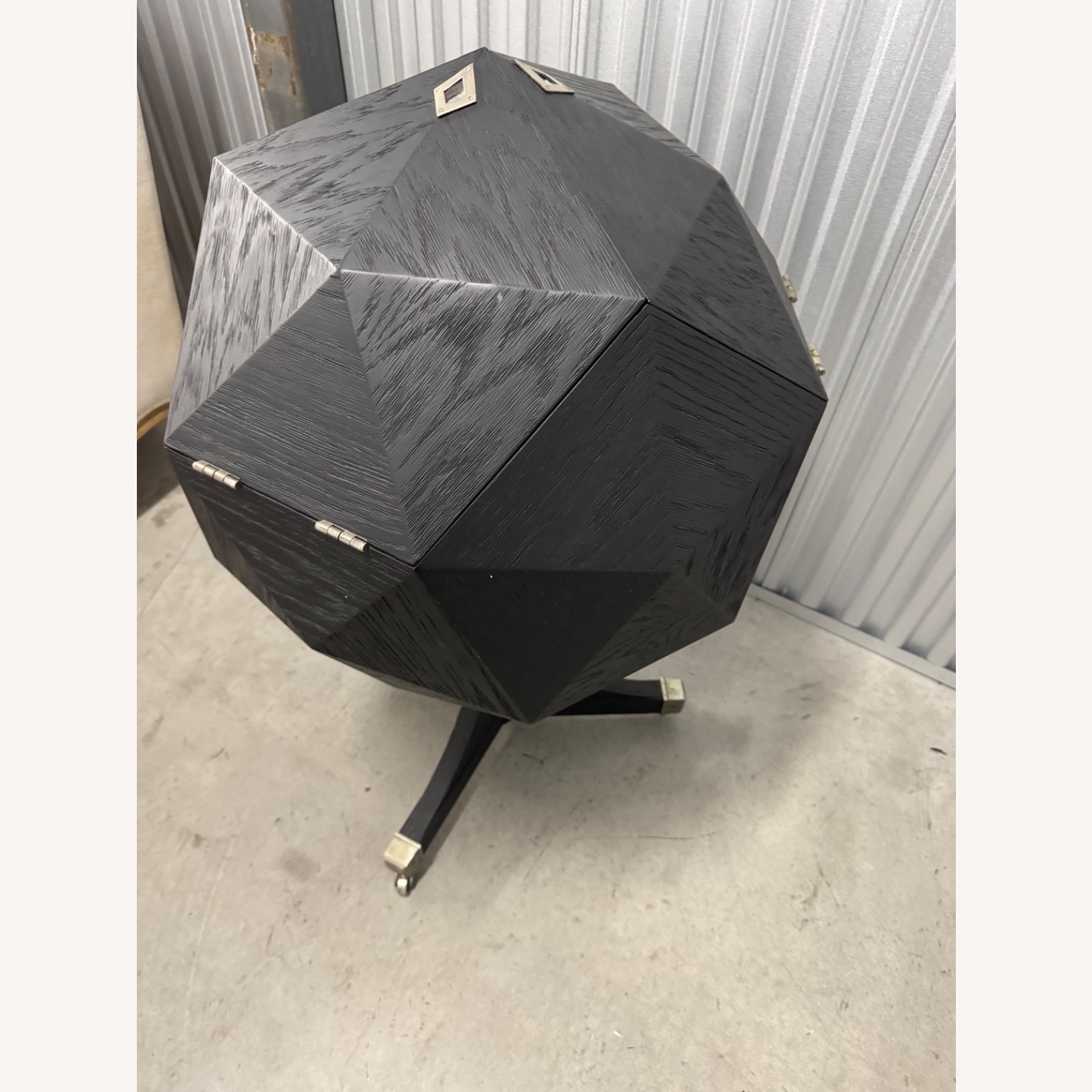 Restoration Hardware Polyhedron Bar Cart - image-3