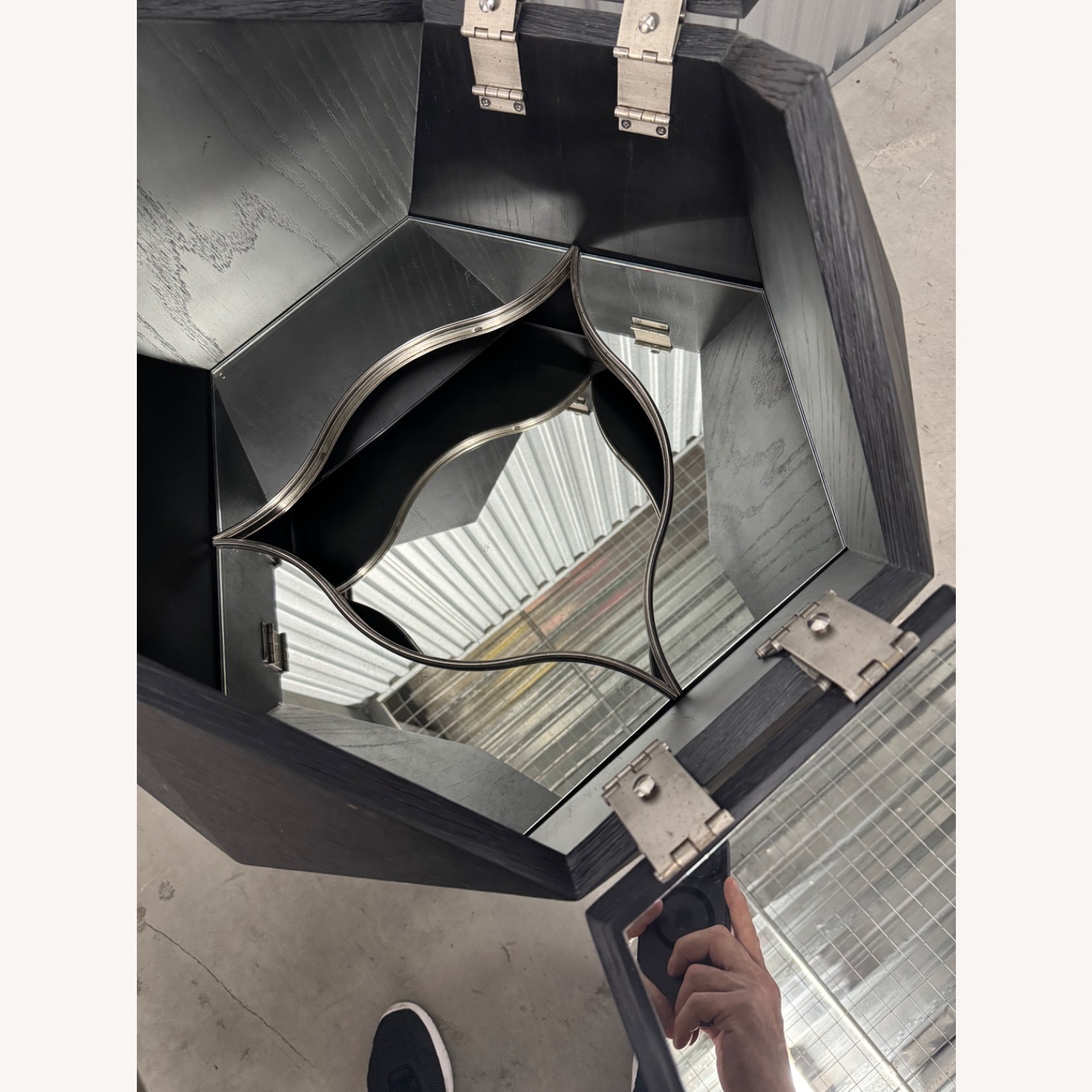 Restoration Hardware Polyhedron Bar Cart - image-8