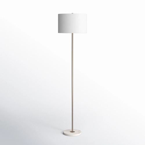 Used Wayfair AllModern Traditional Floor Lamp (White) for sale on AptDeco