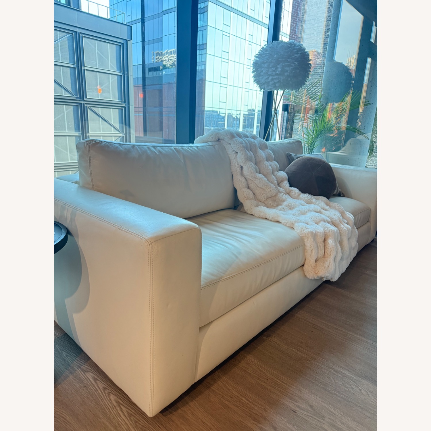 Reid Leather sofa  - image-1