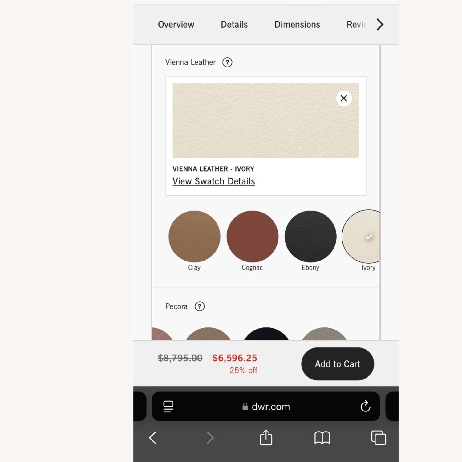 Reid Leather sofa  - image-6