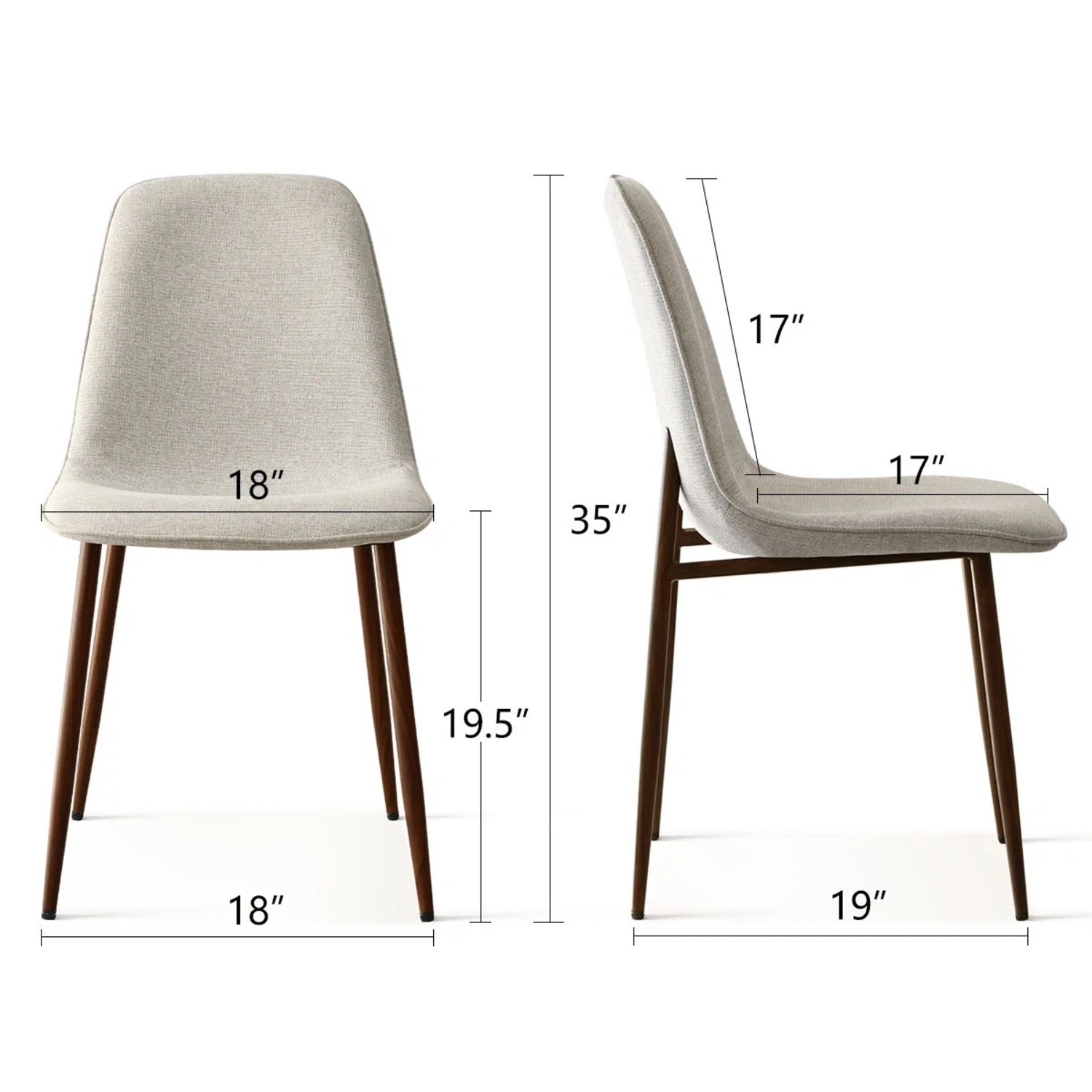 Wayfair Set of 4 Dining Chairs - image-3