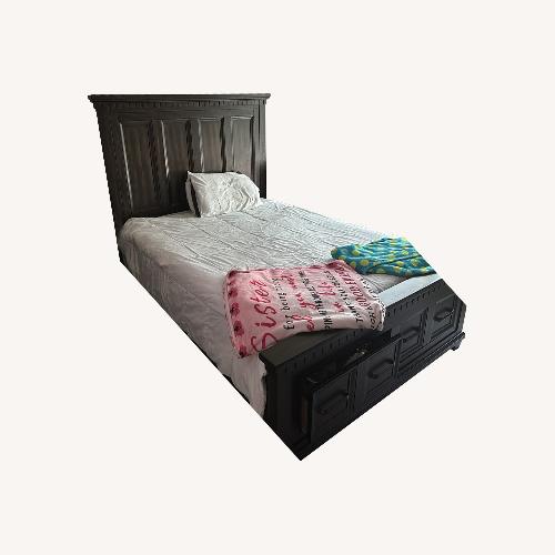 Used Wood Bed Frame  for sale on AptDeco