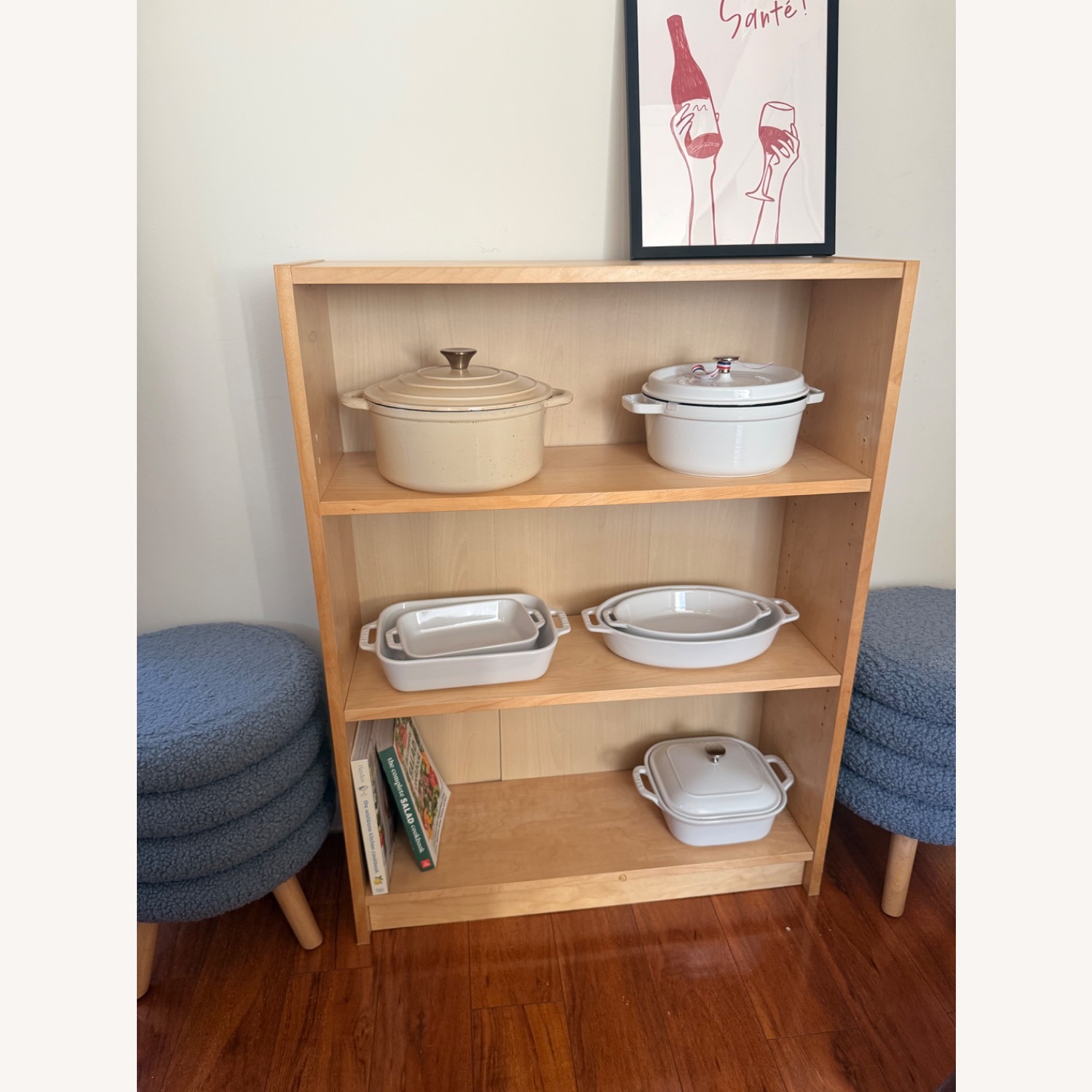 Natural Wood Open Shelving  - image-1