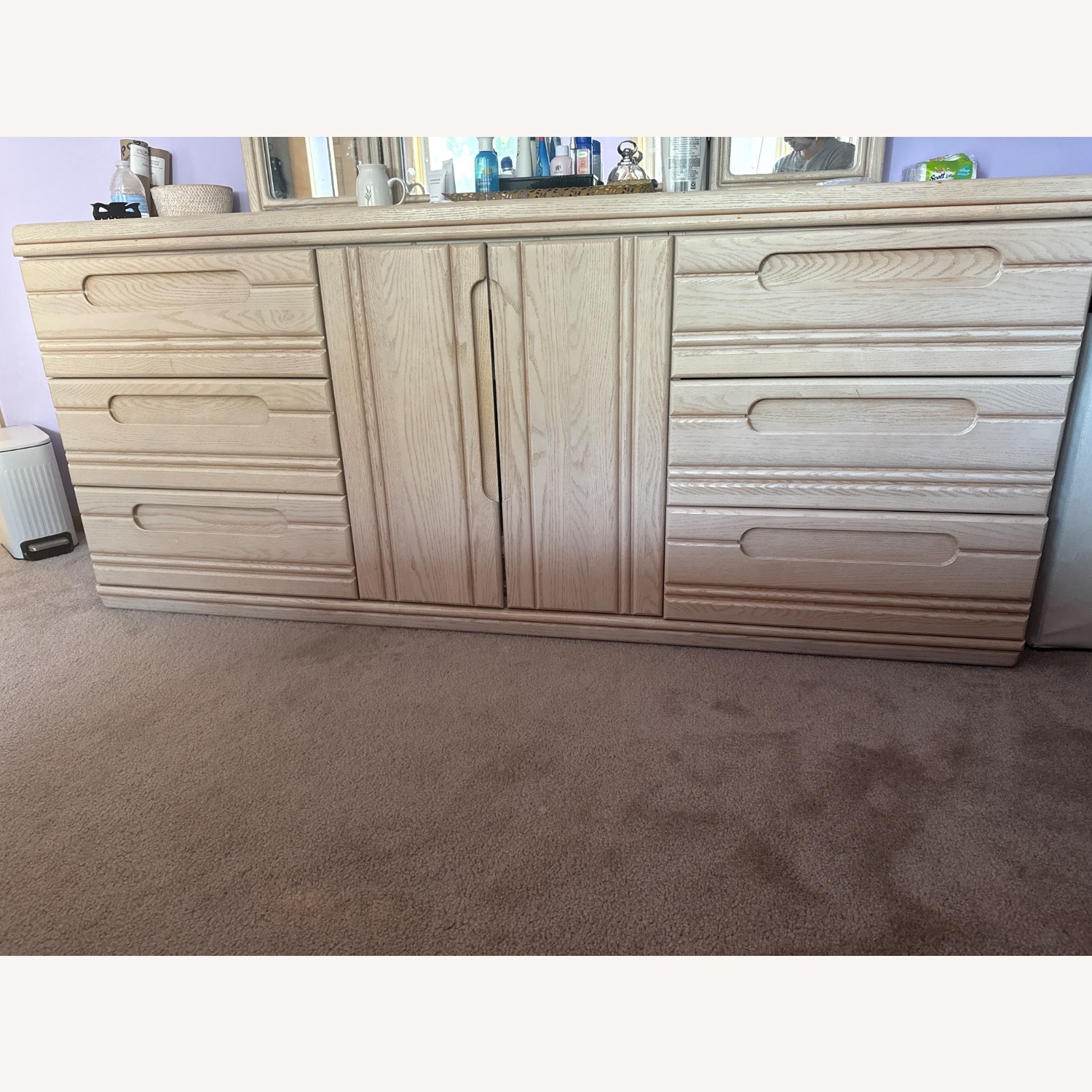 Premium 90s Wood Dresser - image-1