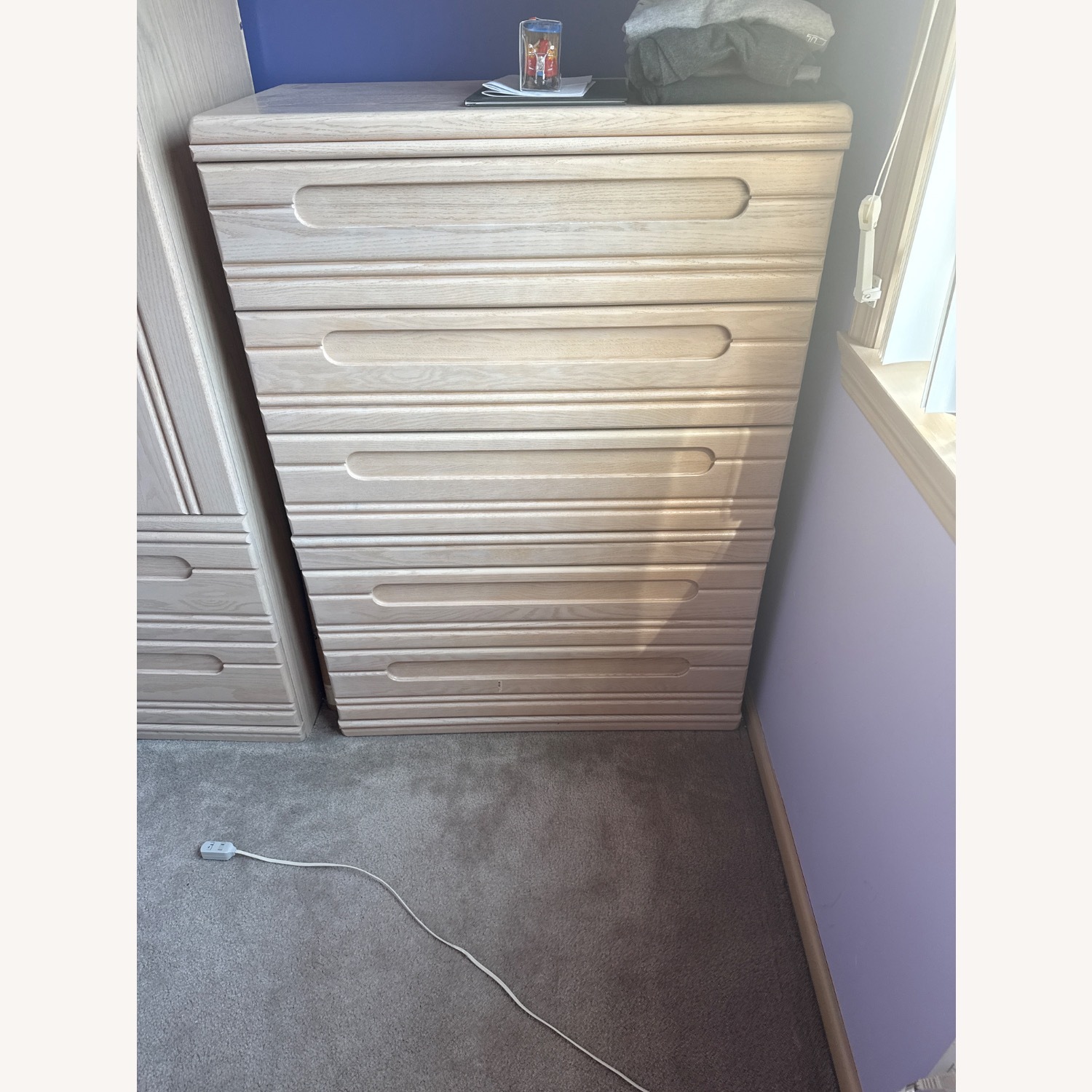 5 Drawer Chest Solid Wood  - image-3