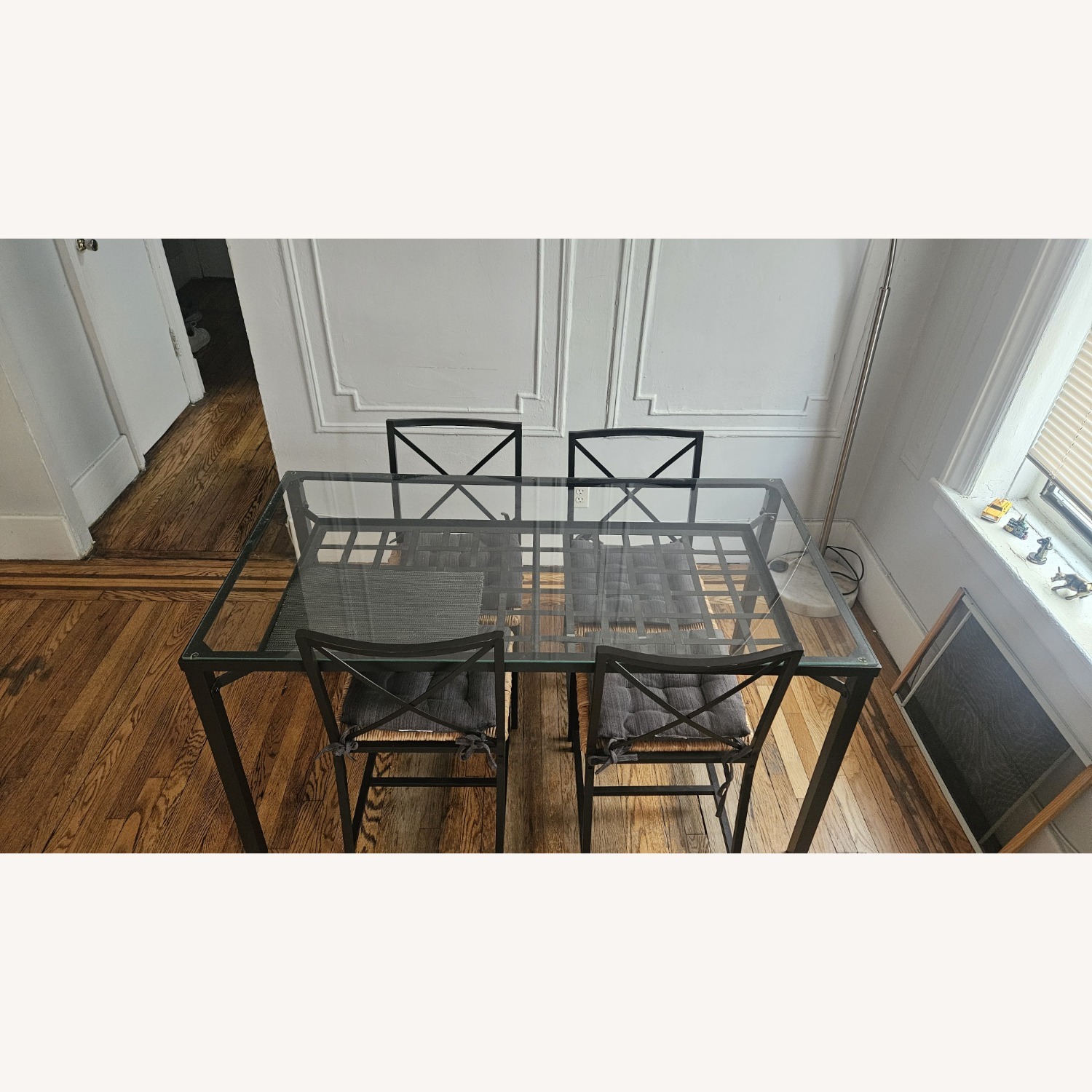 Sleek Glass Dining Table - image-1