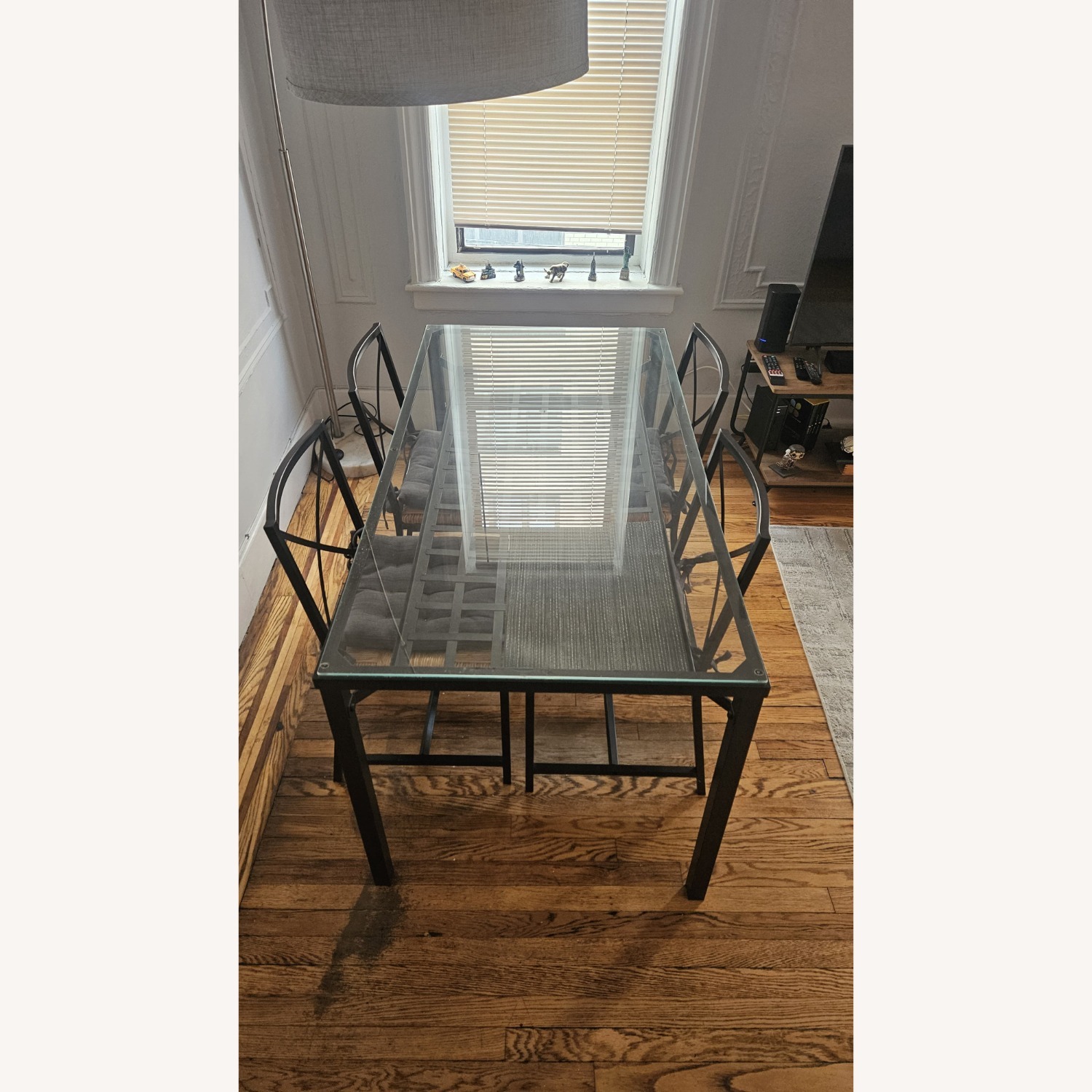 Sleek Glass Dining Table - image-3