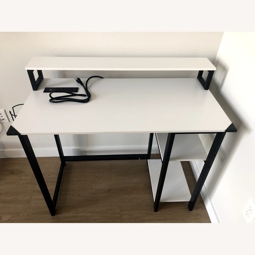 Used Green Forest 40" Desk - Outlets & Monitor Stand for sale on AptDeco