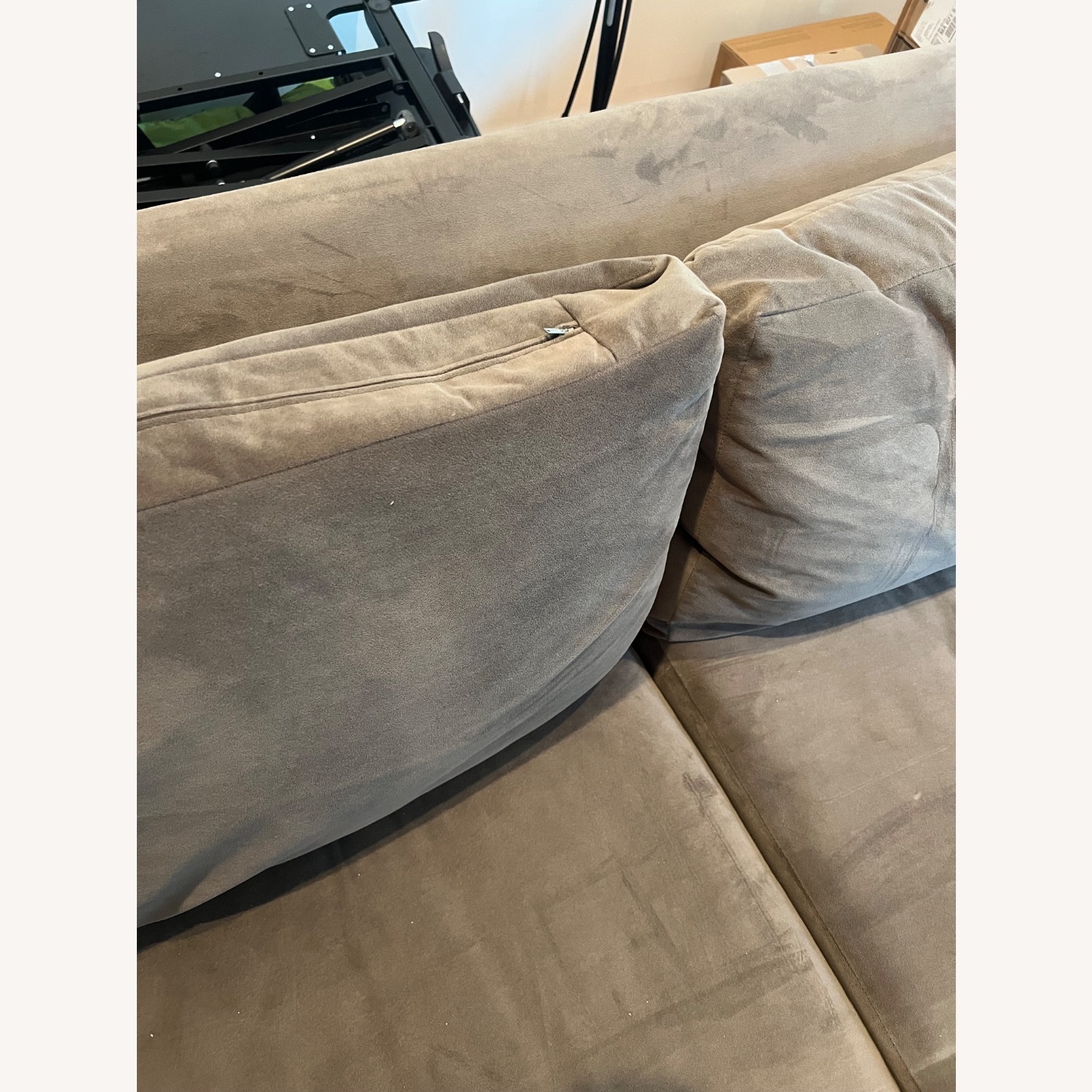 West Elm Grey York Sofa - image-4