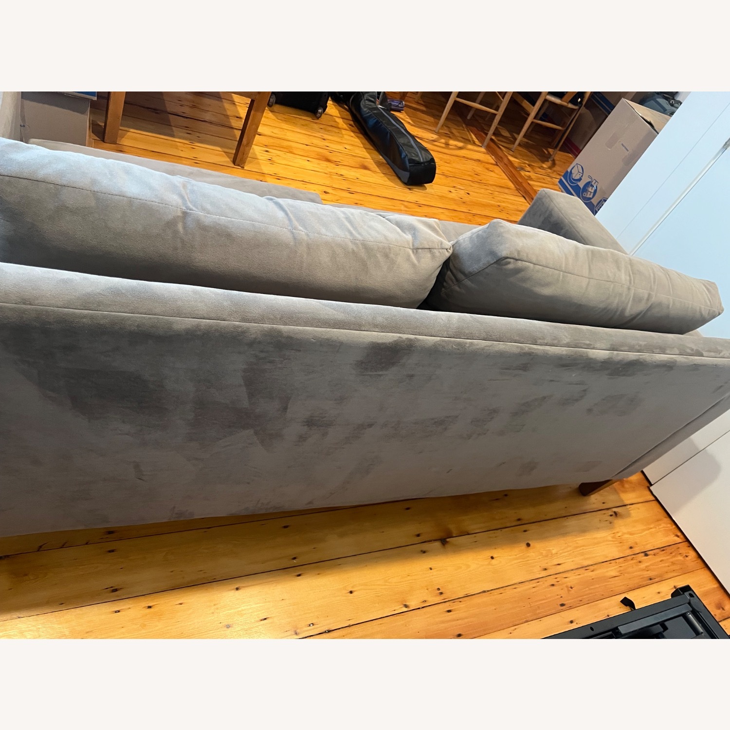 West Elm Grey York Sofa - image-5