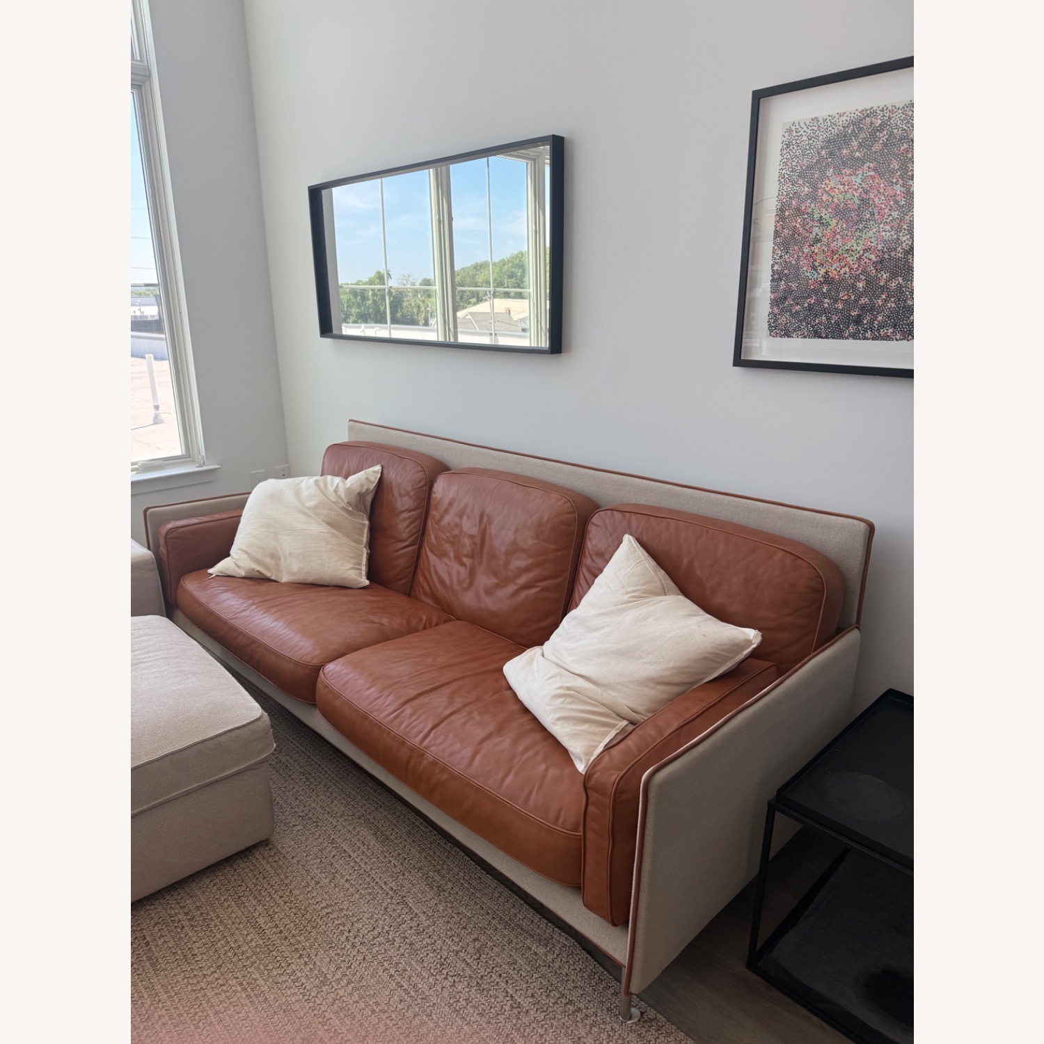  3 Seat Leather Couch - image-2