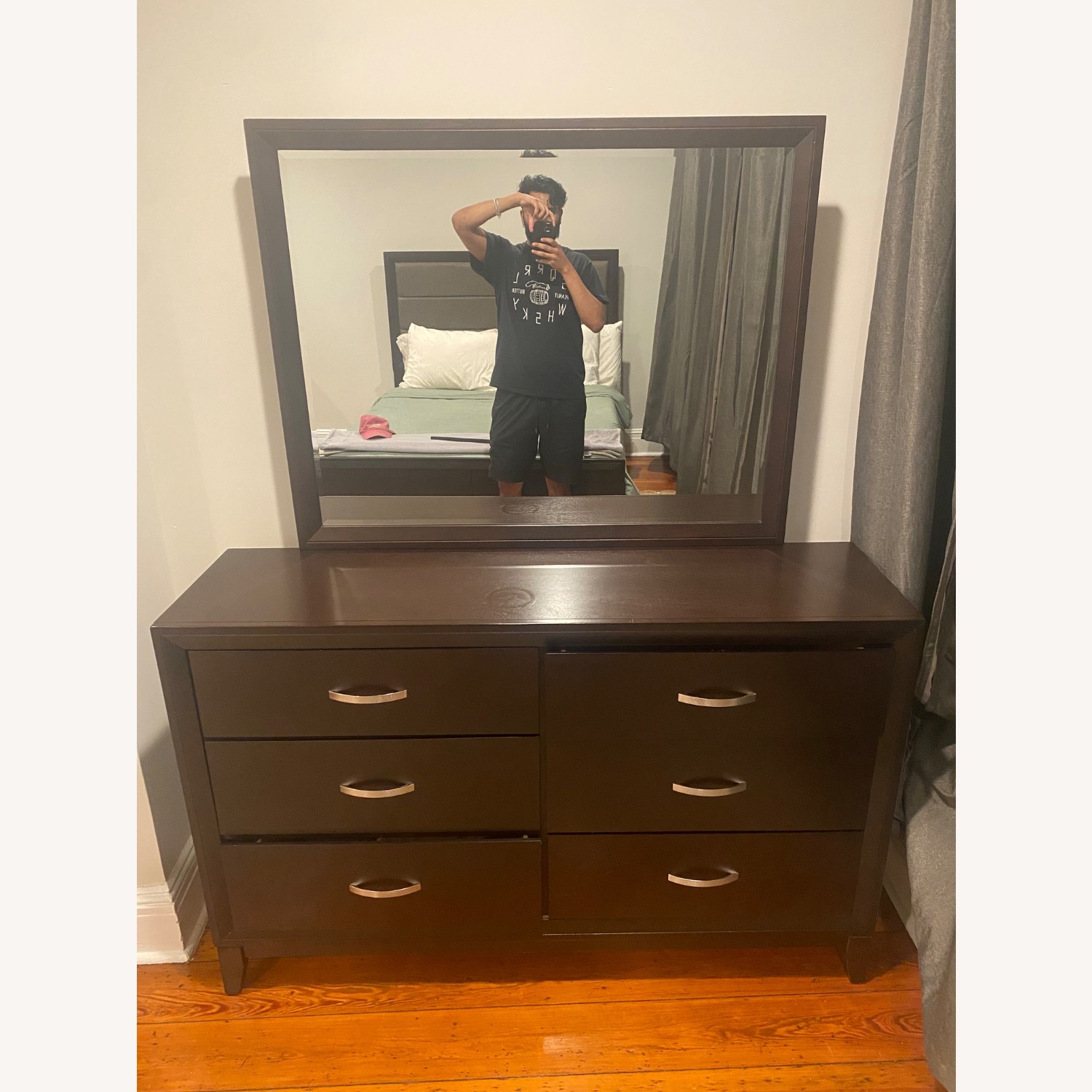 Tremont Espresso 6 Drawer Dresser & Mirror - image-3