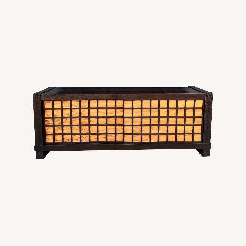 Used Contemporary Wood Media Console for sale on AptDeco