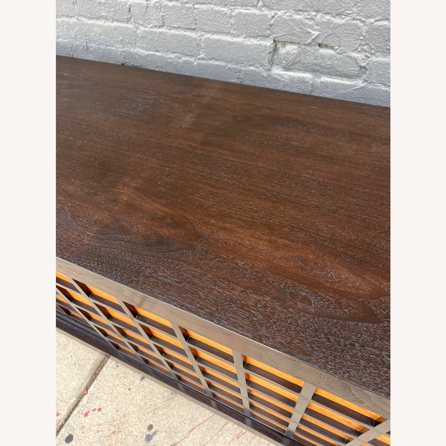 Contemporary Wood Media Console - image-4