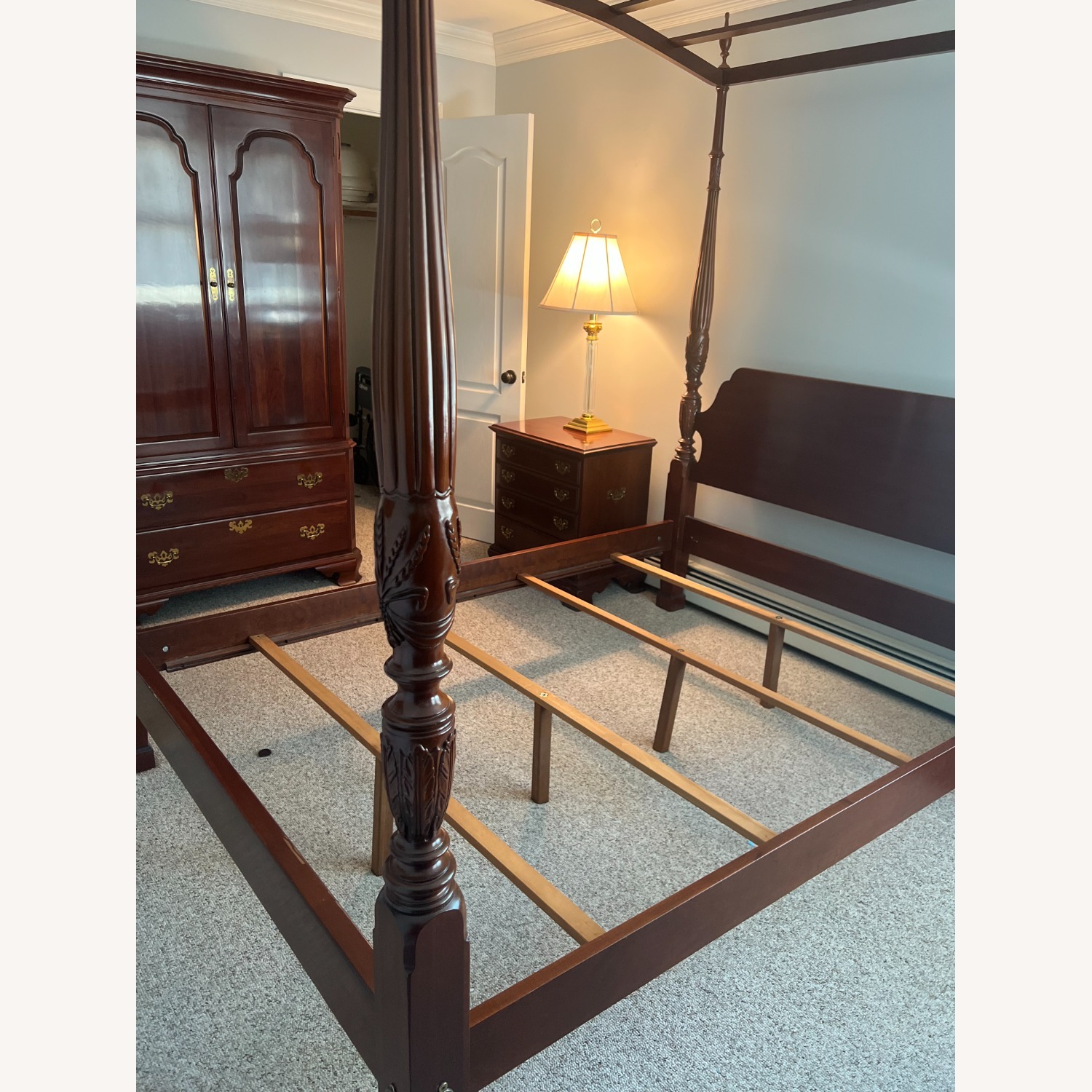 Ethan Allen Georgian Court Queen Canopy Bed - AptDeco
