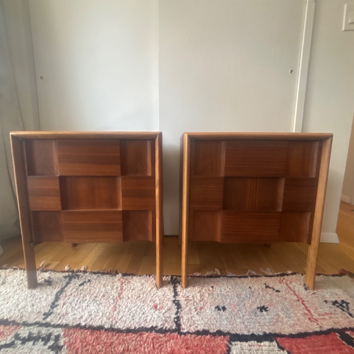 MCM Pair Edmond Spence Nightstands - image-0