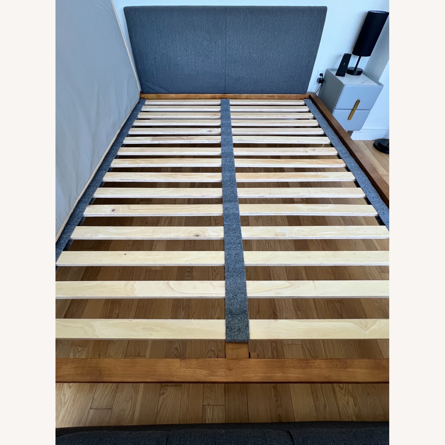 Thuma Bed – Queen – Walnut Frame w/PillowBoard - image-6