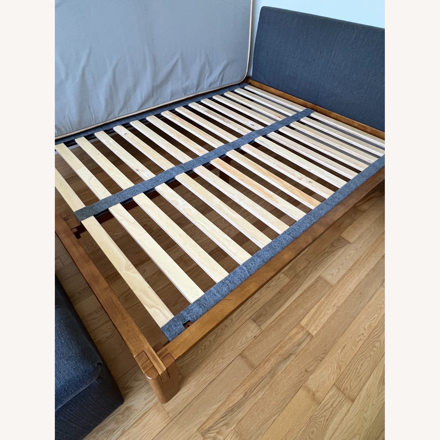 Thuma Bed – Queen – Walnut Frame w/PillowBoard - image-4