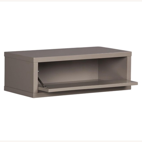 Used CB2 Slice Grey Wall-Mounted Storage Shelf for sale on AptDeco