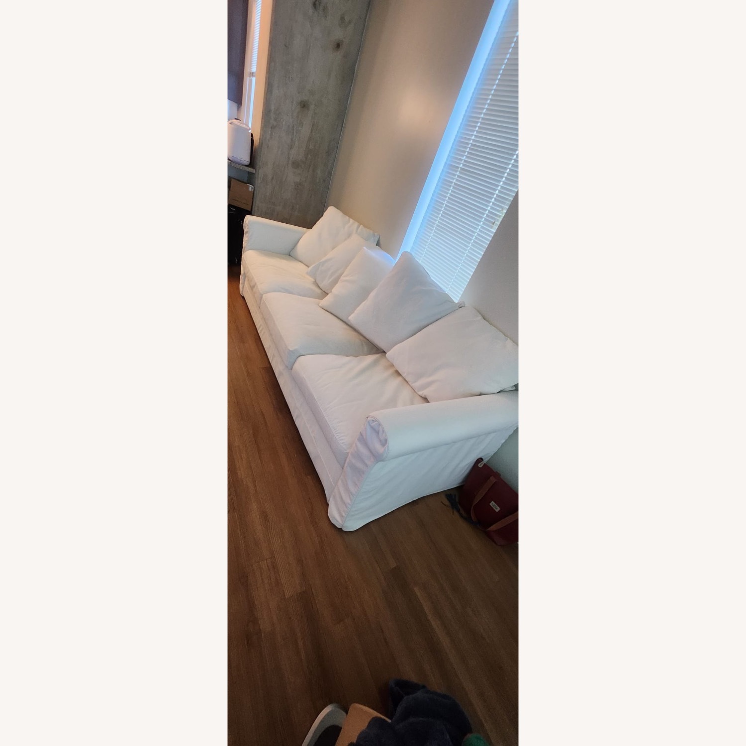 IKEA White Sofa - image-2