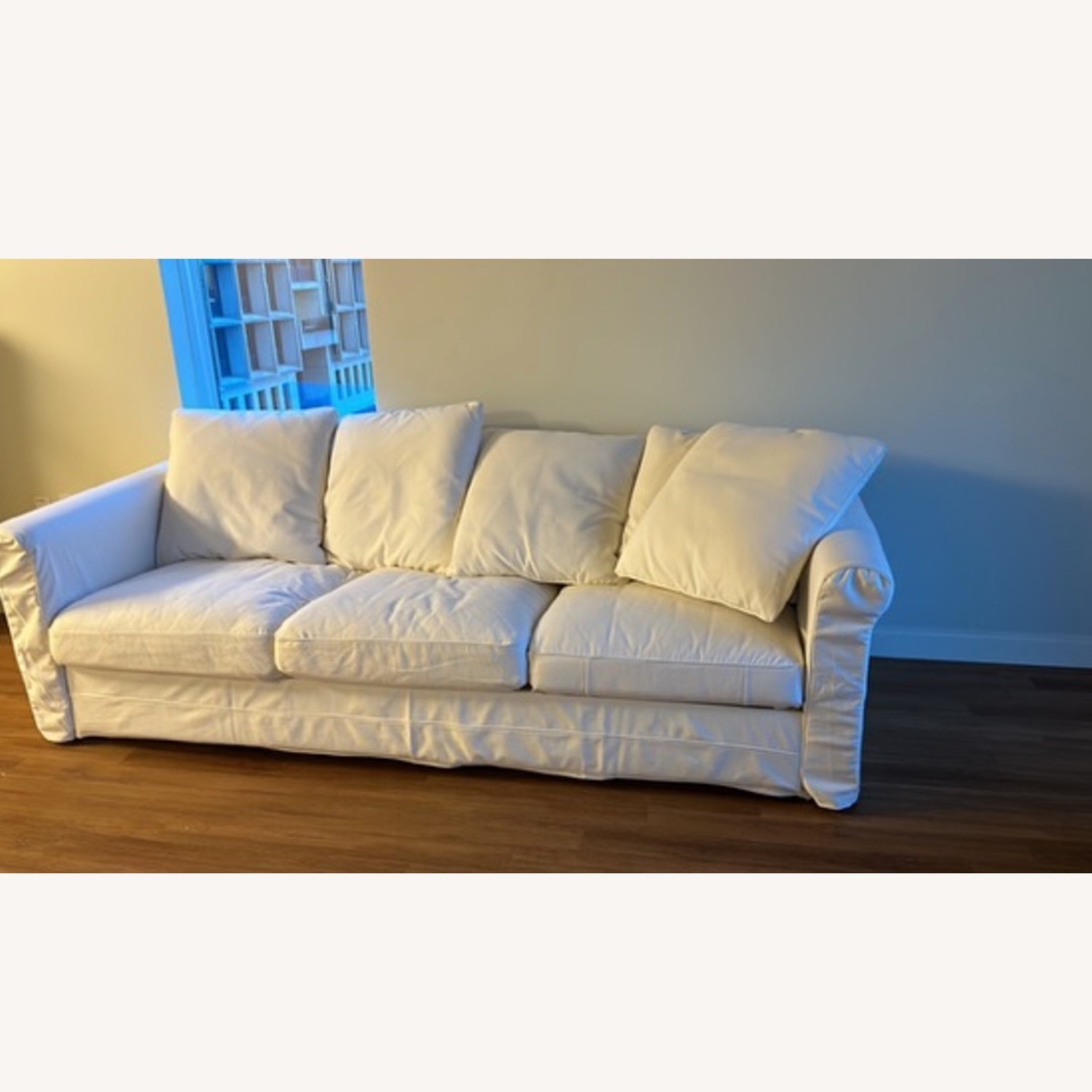 IKEA White Sofa - image-1