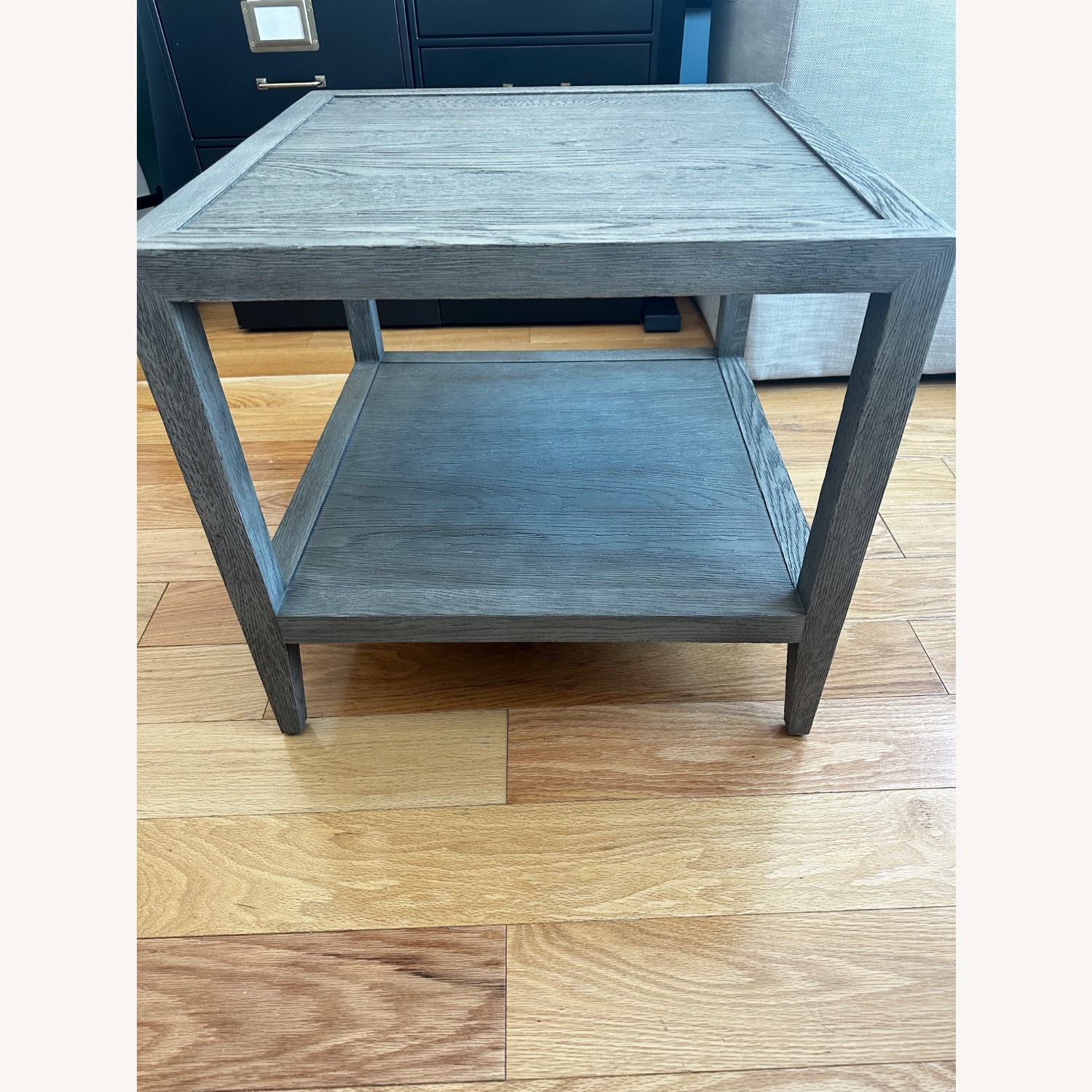 French Contemporary Square Side Table - image-1