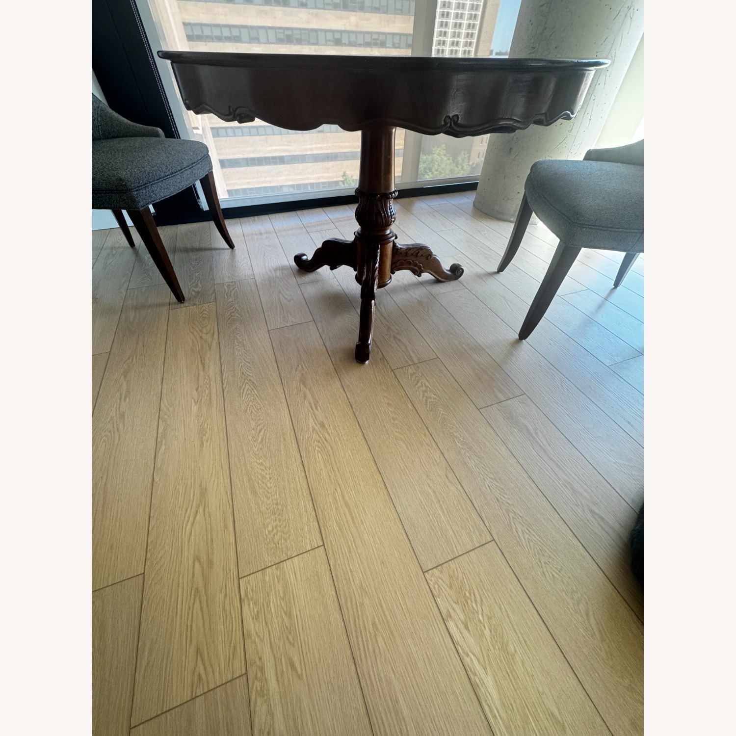 18th Century French Mahogany Wood Dining Table - image-5