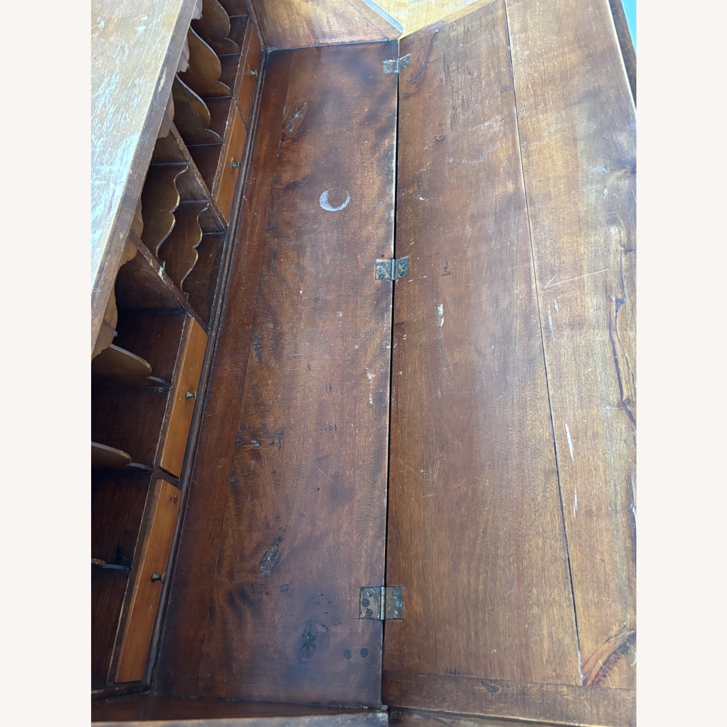Antique Slant Front Secretary Desk - image-5