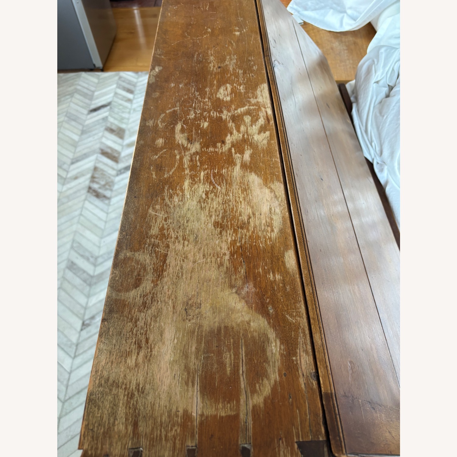 Antique Slant Front Secretary Desk - image-4