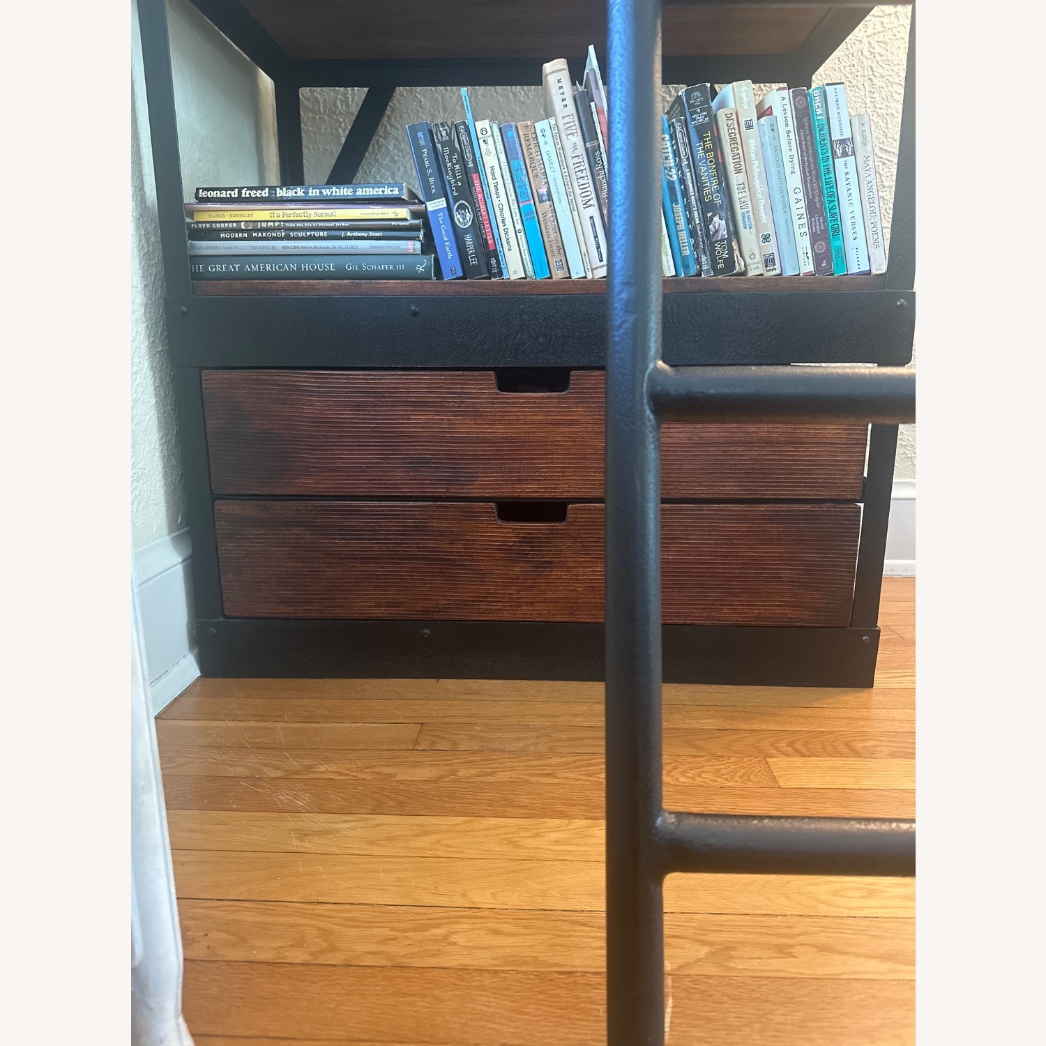 Restoration Hardware Bookshelf W Ladder - image-3
