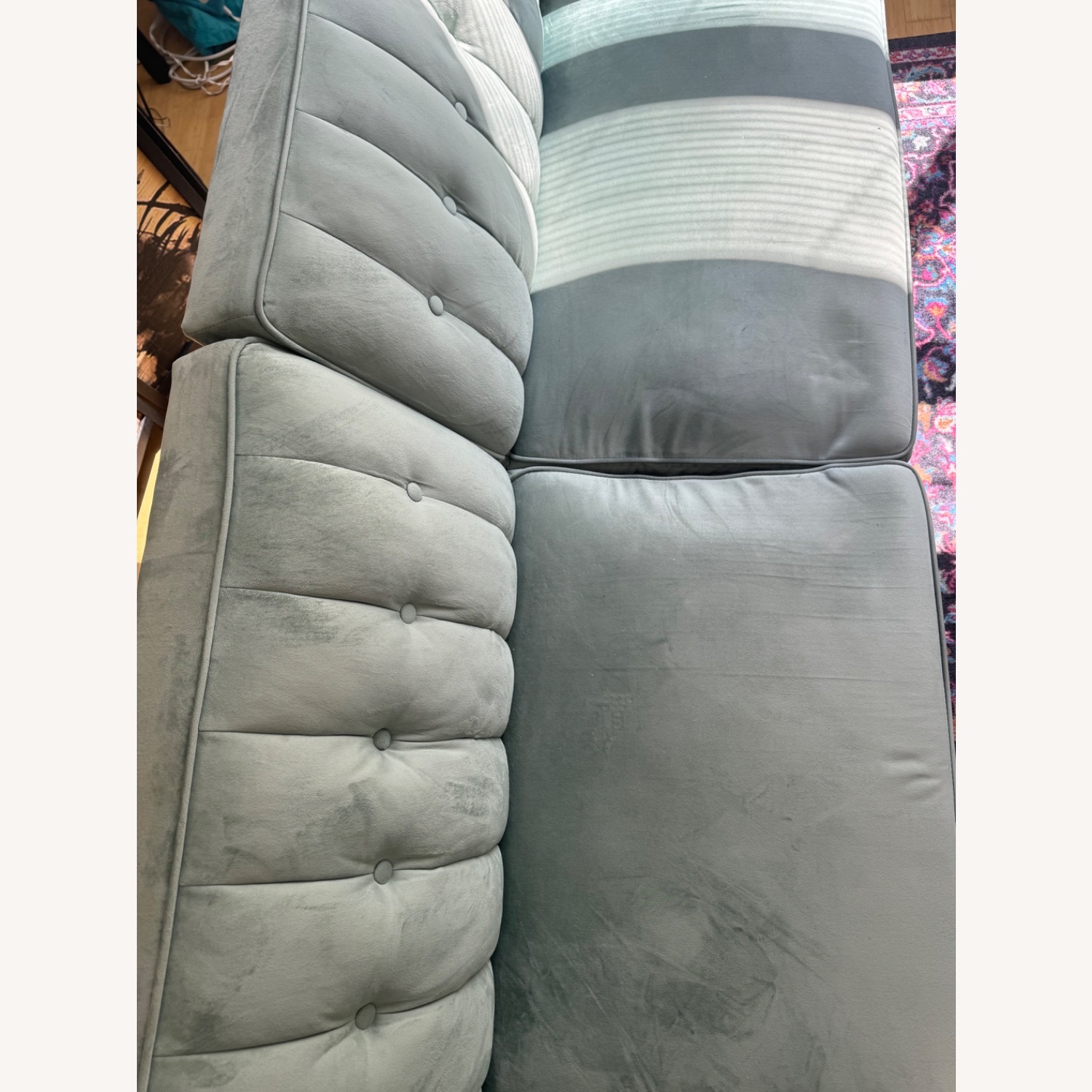 Wayfair Velvet Sleeper Sofa - image-4