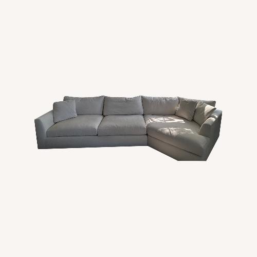 Used Arhaus Vernon Two-Piece Cuddle Chaise Sectional for sale on AptDeco