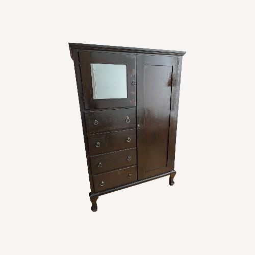 Used Vintage Solid Wood Armoire for sale on AptDeco