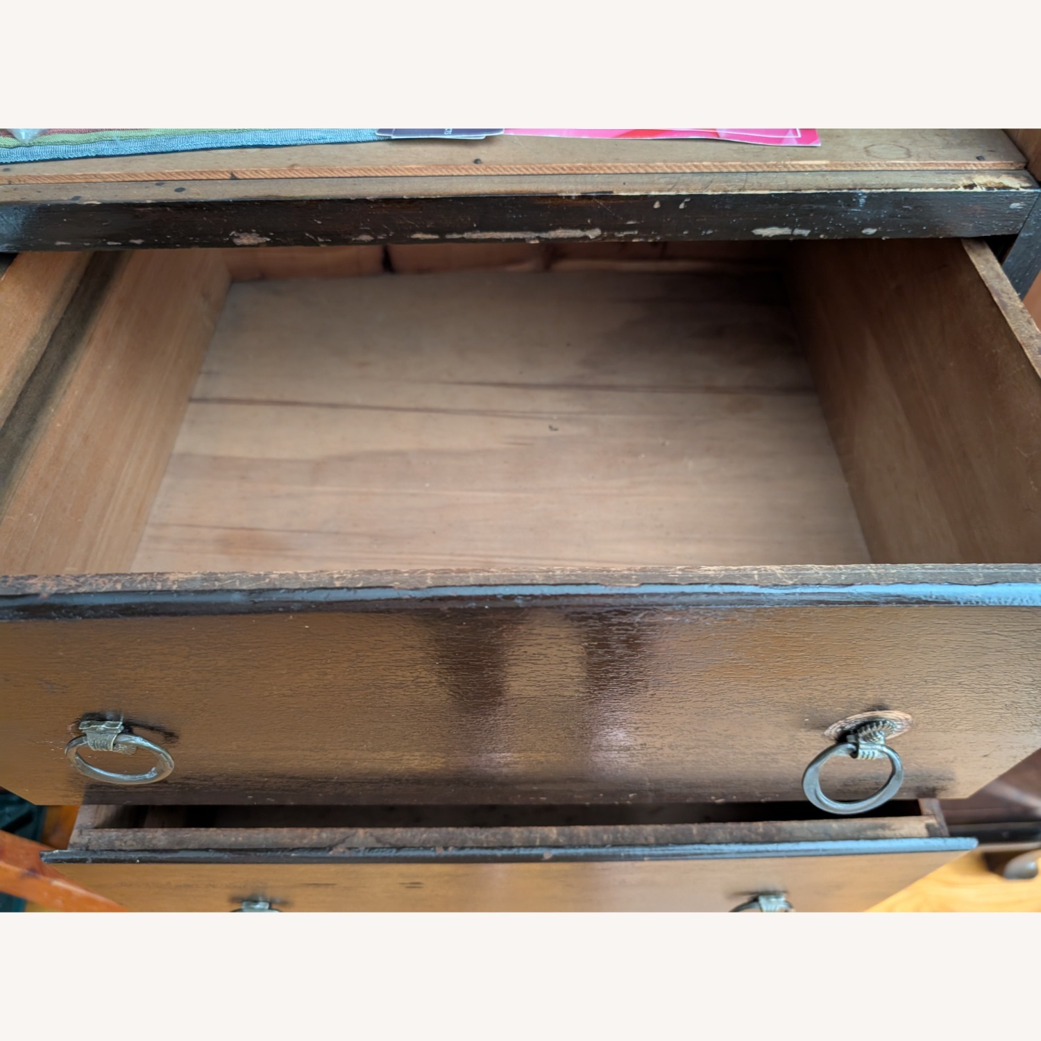 Vintage Solid Wood Armoire - image-5