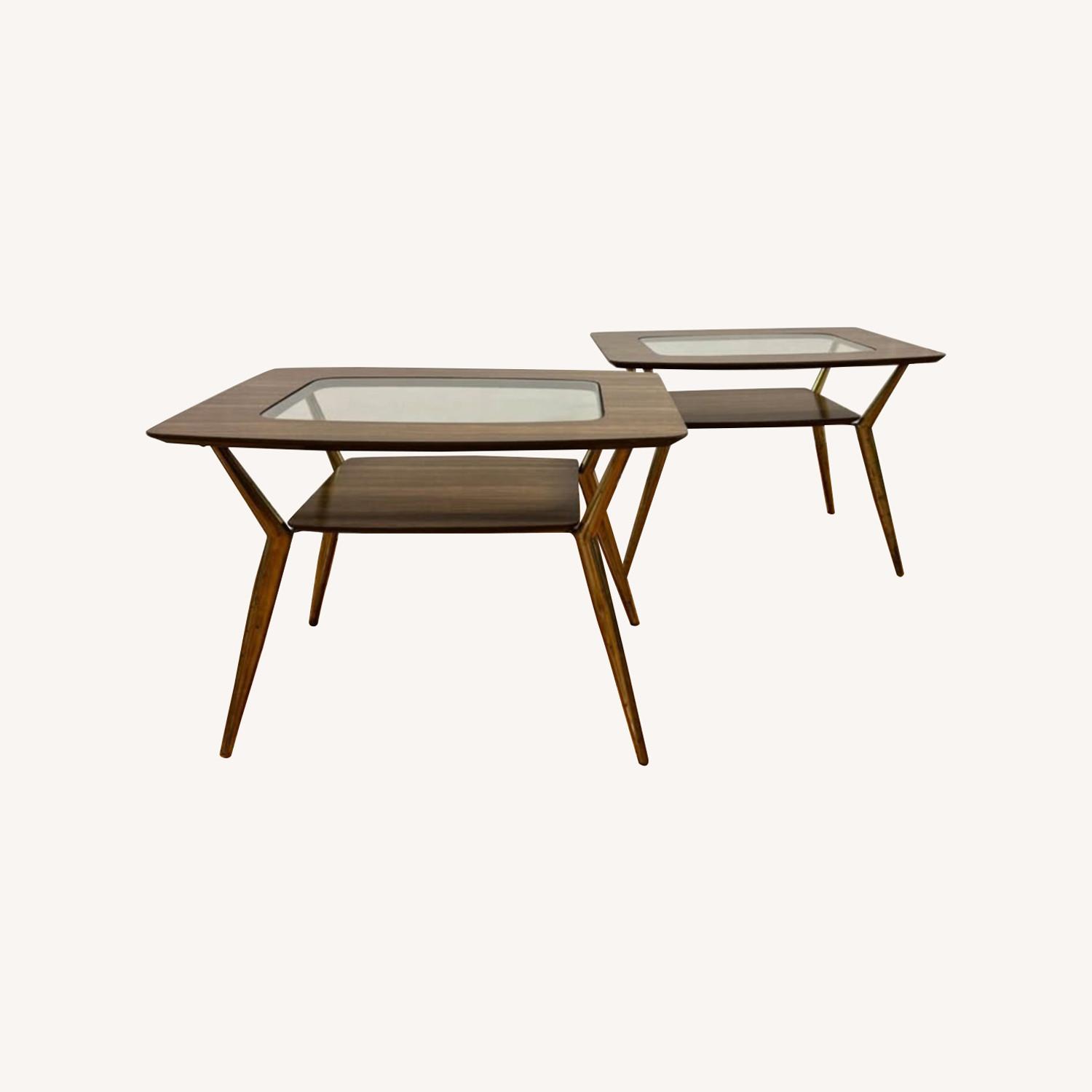 Mid-Century Atomic End Tables - image-0