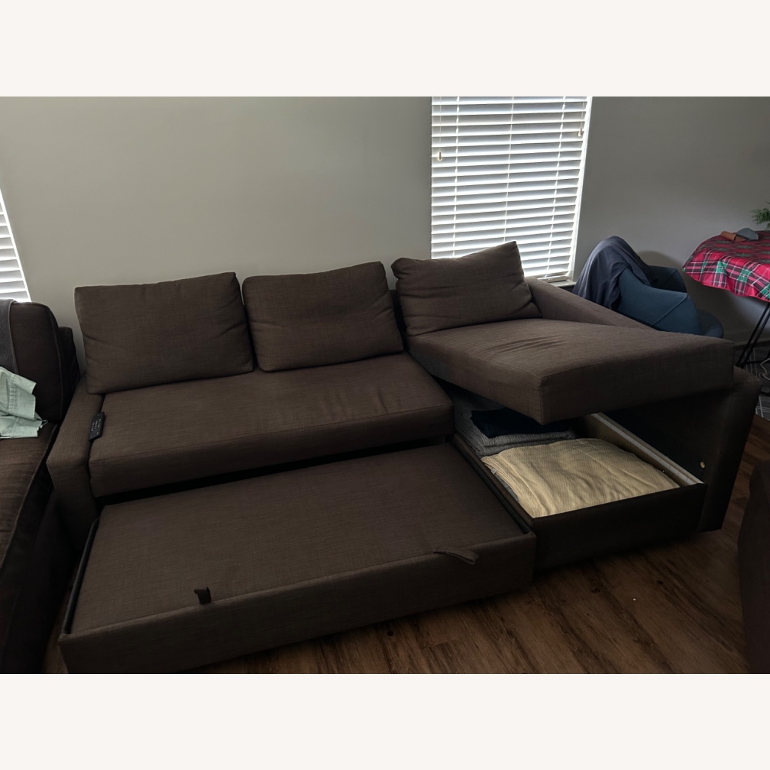 IKEA Friheten Sectional Sleeper Sofa with Storage - image-1