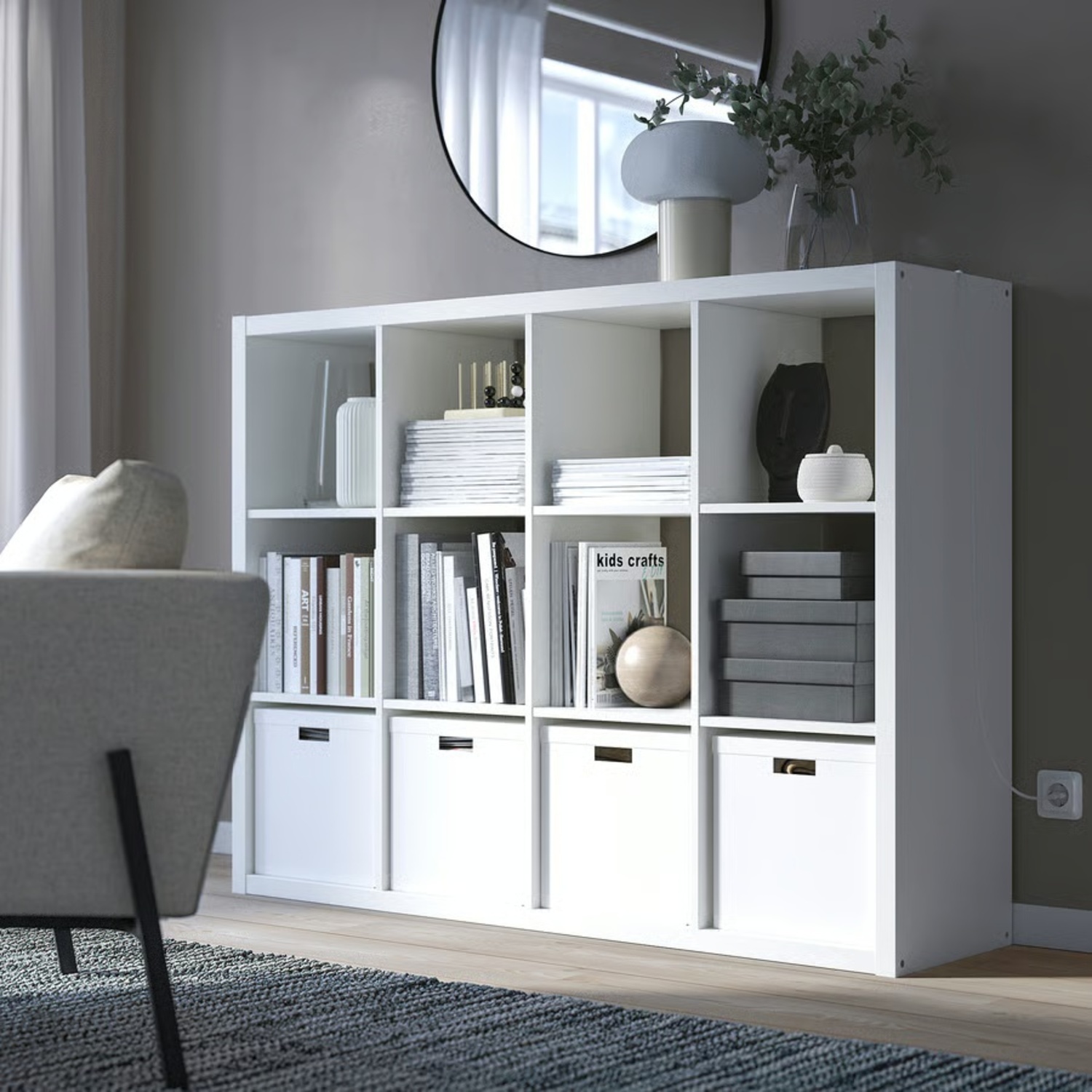 IKEA Kallax 12-Cube Shelving Unit - image-4