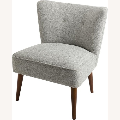Used Amazon Kaufmann Gray Armless Accent Chair for sale on AptDeco
