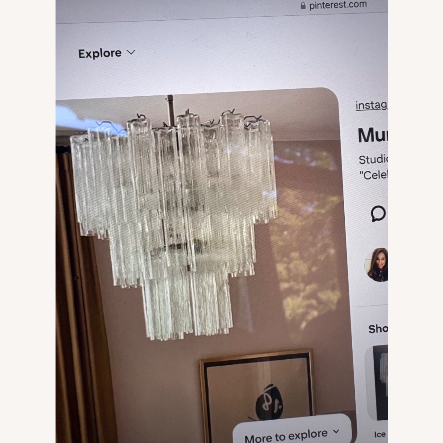 Murano's Furniture Chandelier  - image-2