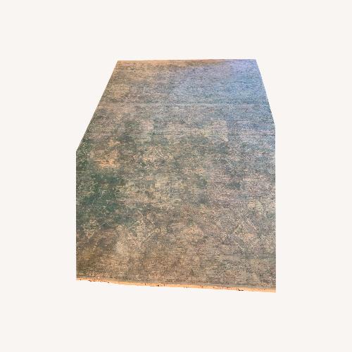 Used Safavieh Turquoise 9x12 Area Rug  for sale on AptDeco
