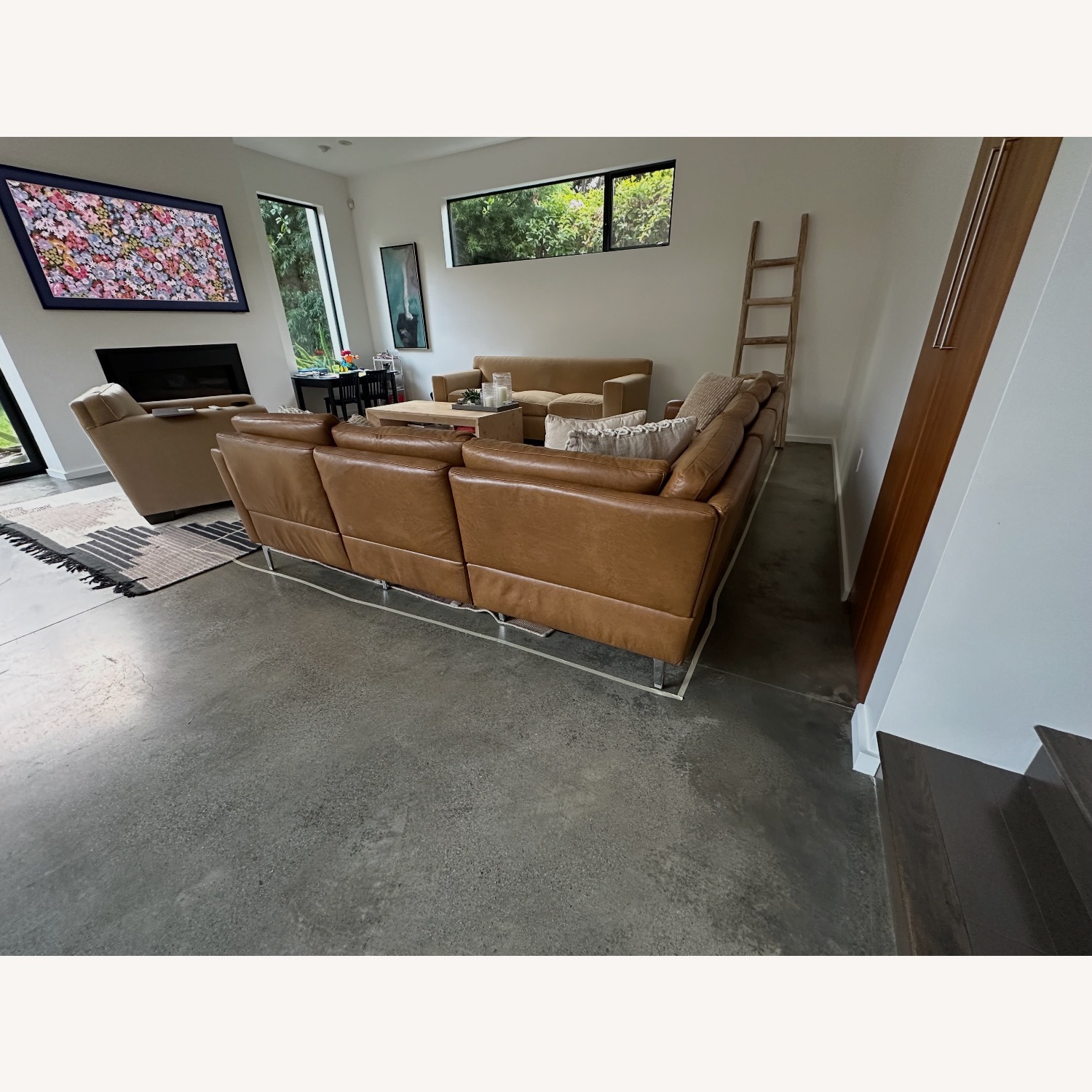 Burrow Nomad Leather Sectional - image-3