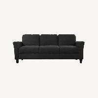 Black 3-Seater Sofa